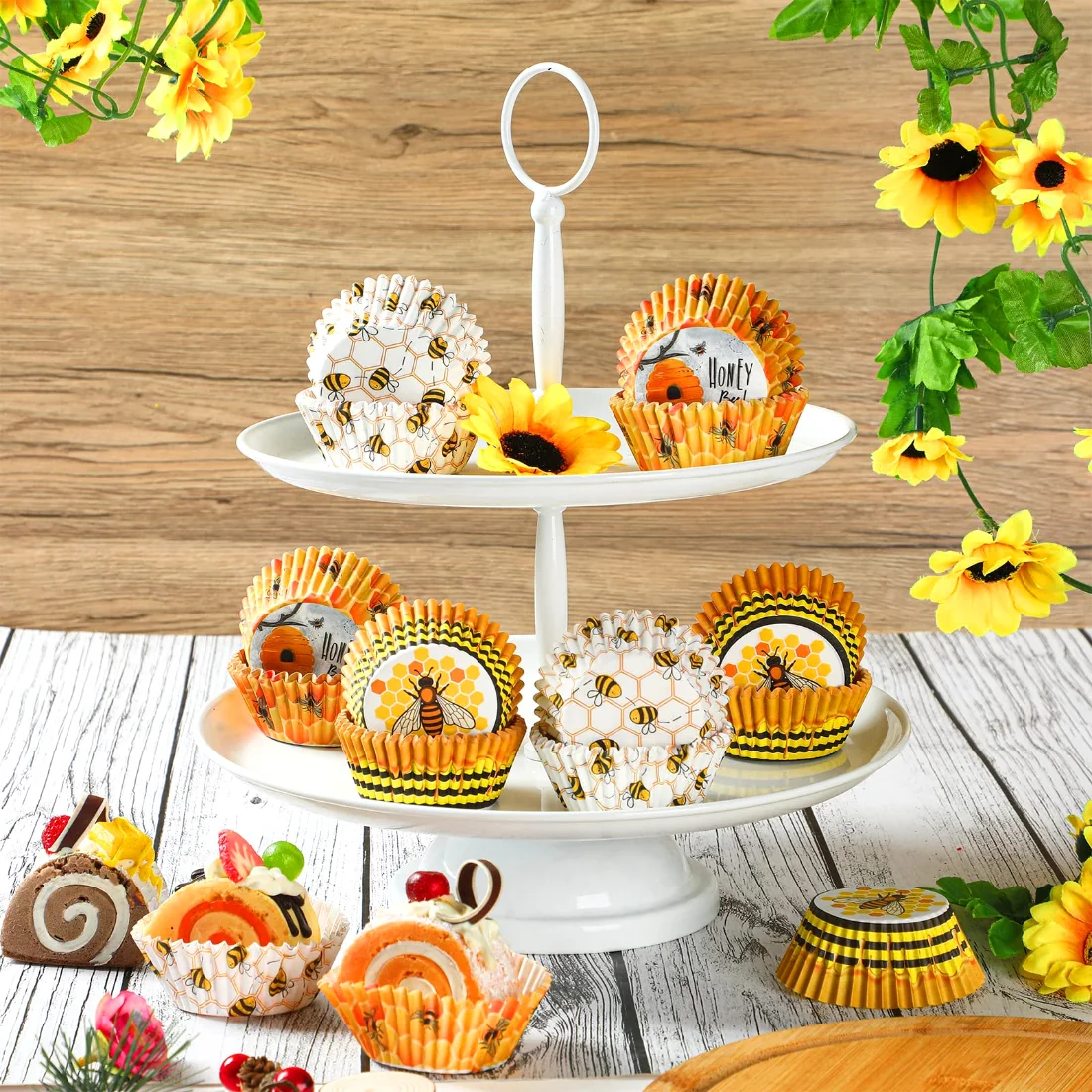 CHENGU Cupcake liners, Lovely, view 2