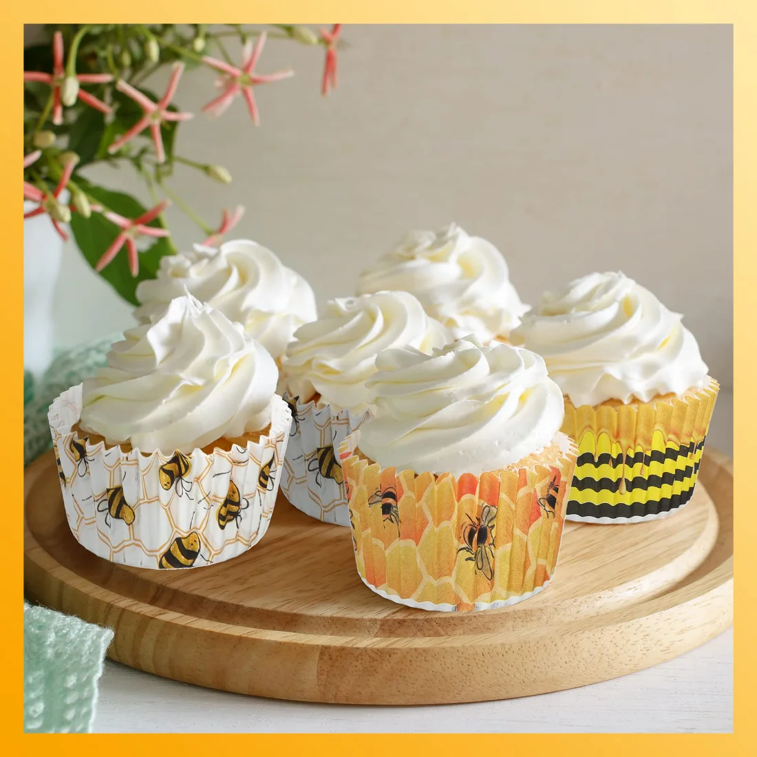 CHENGU Cupcake liners, Lovely, view 3