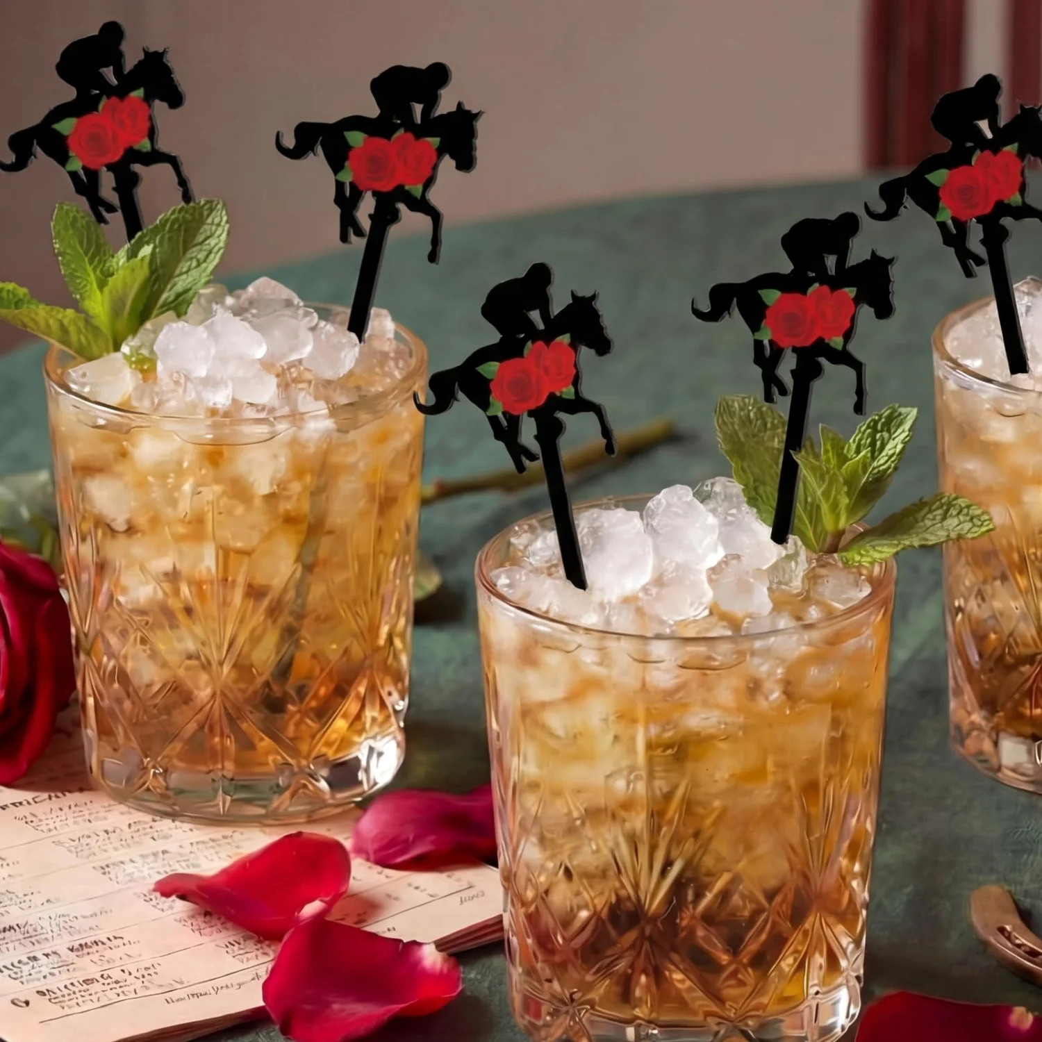 CHENGU Seasonal coffee stirrers, Horse, 50 pcs