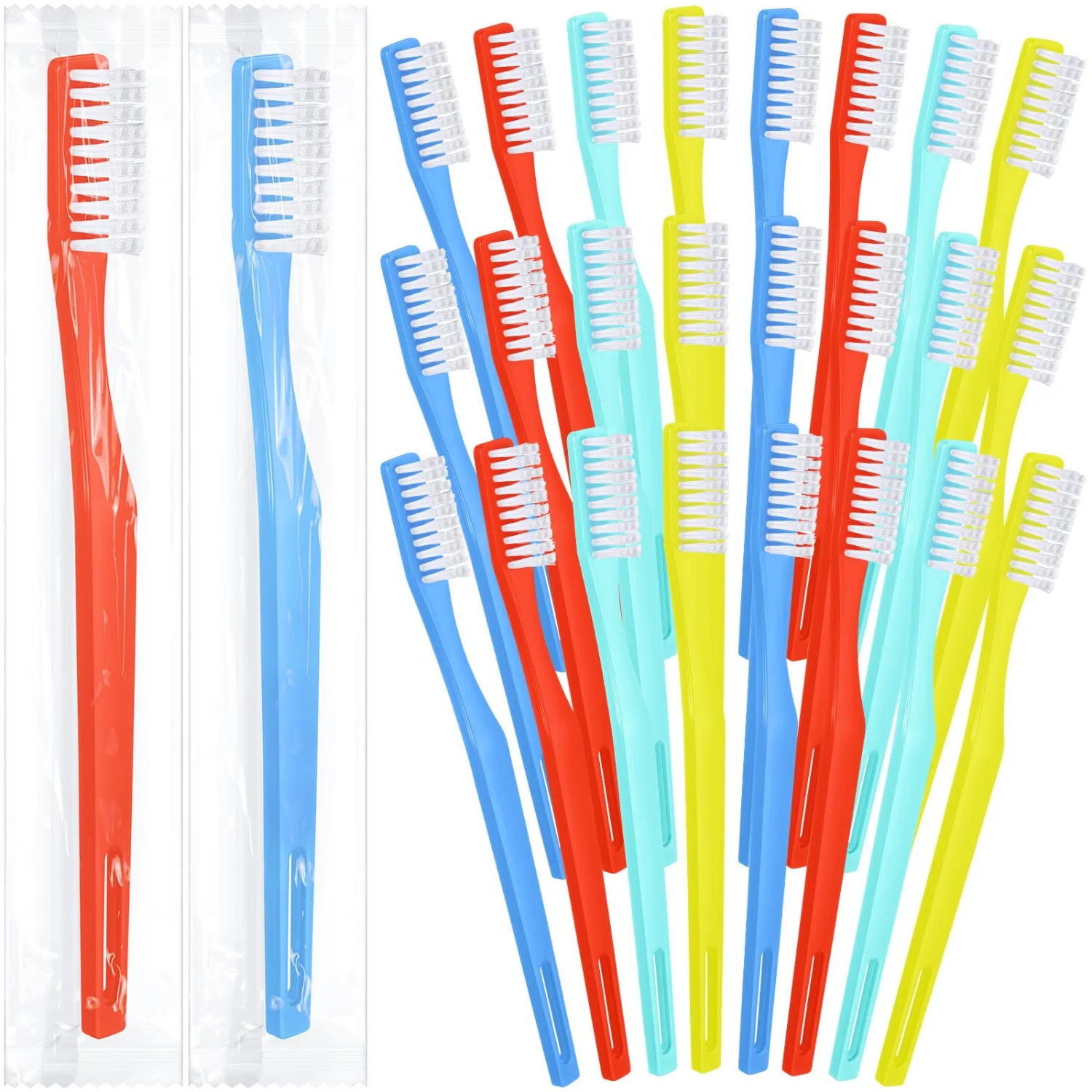 CHENGU Individually wrapped disposable toothbrushes
