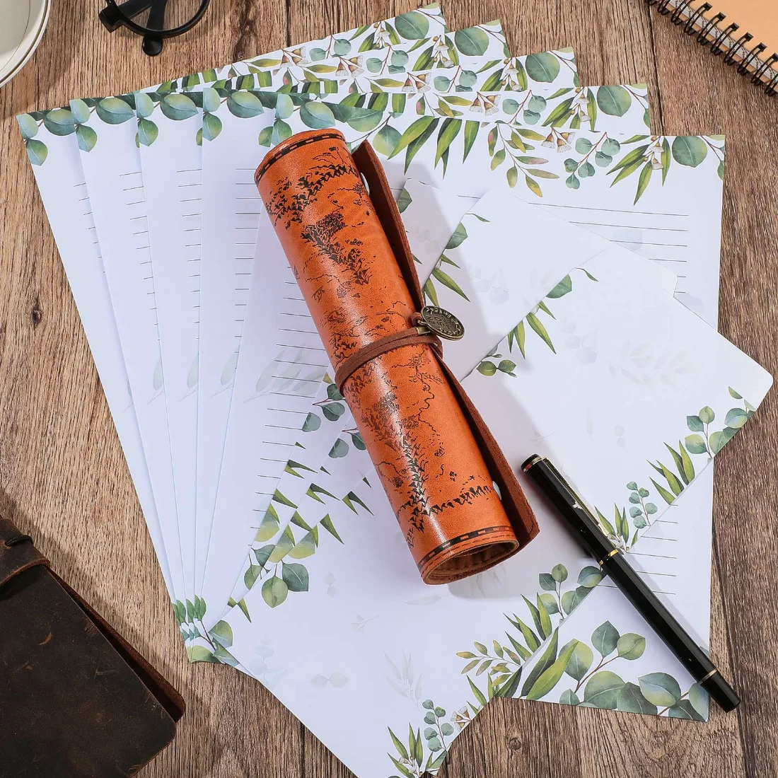 CHENGU Leaf theme stationery set, view 2