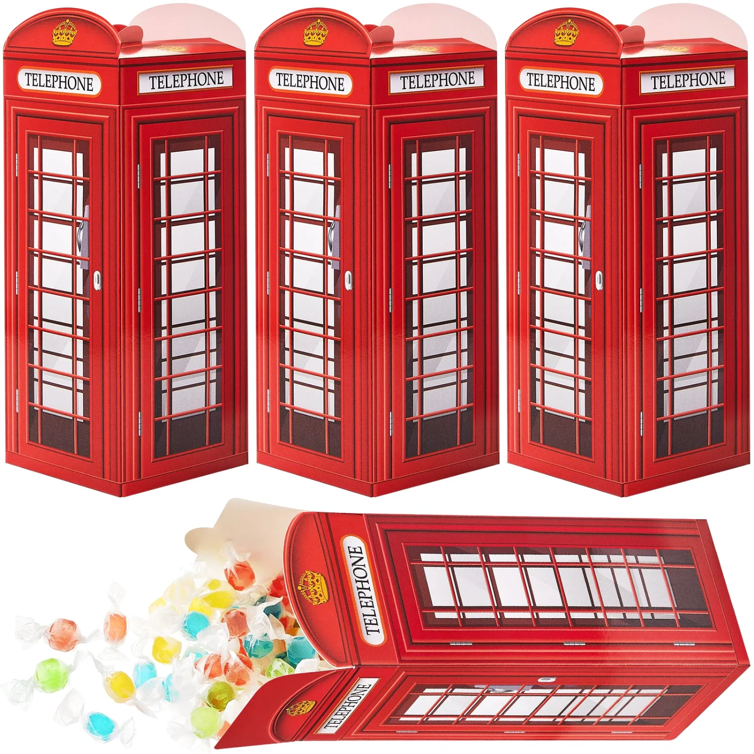 CHENGU London phone booth candy boxes