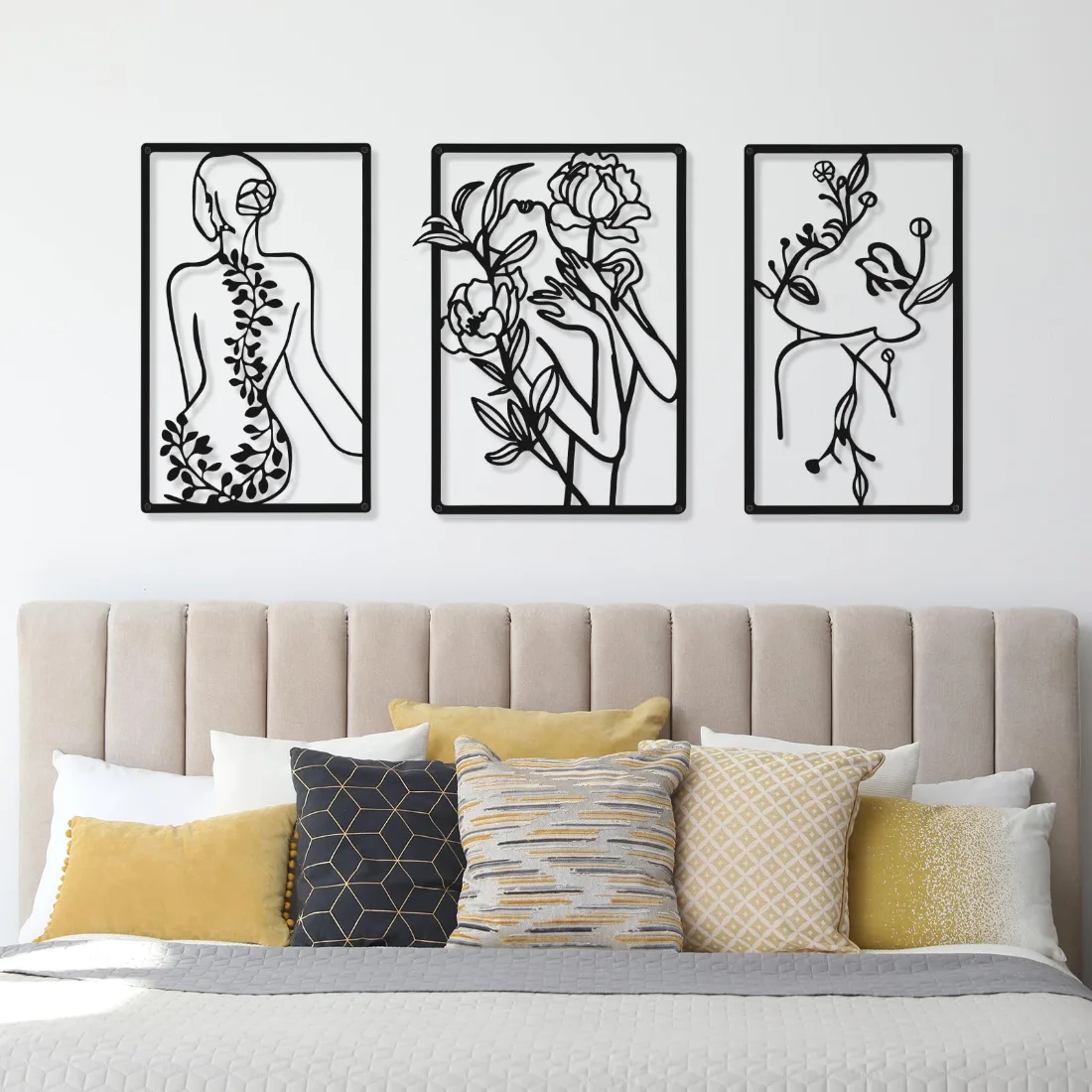 CHENGU Abstract woman line wall art, Lovely, view 5