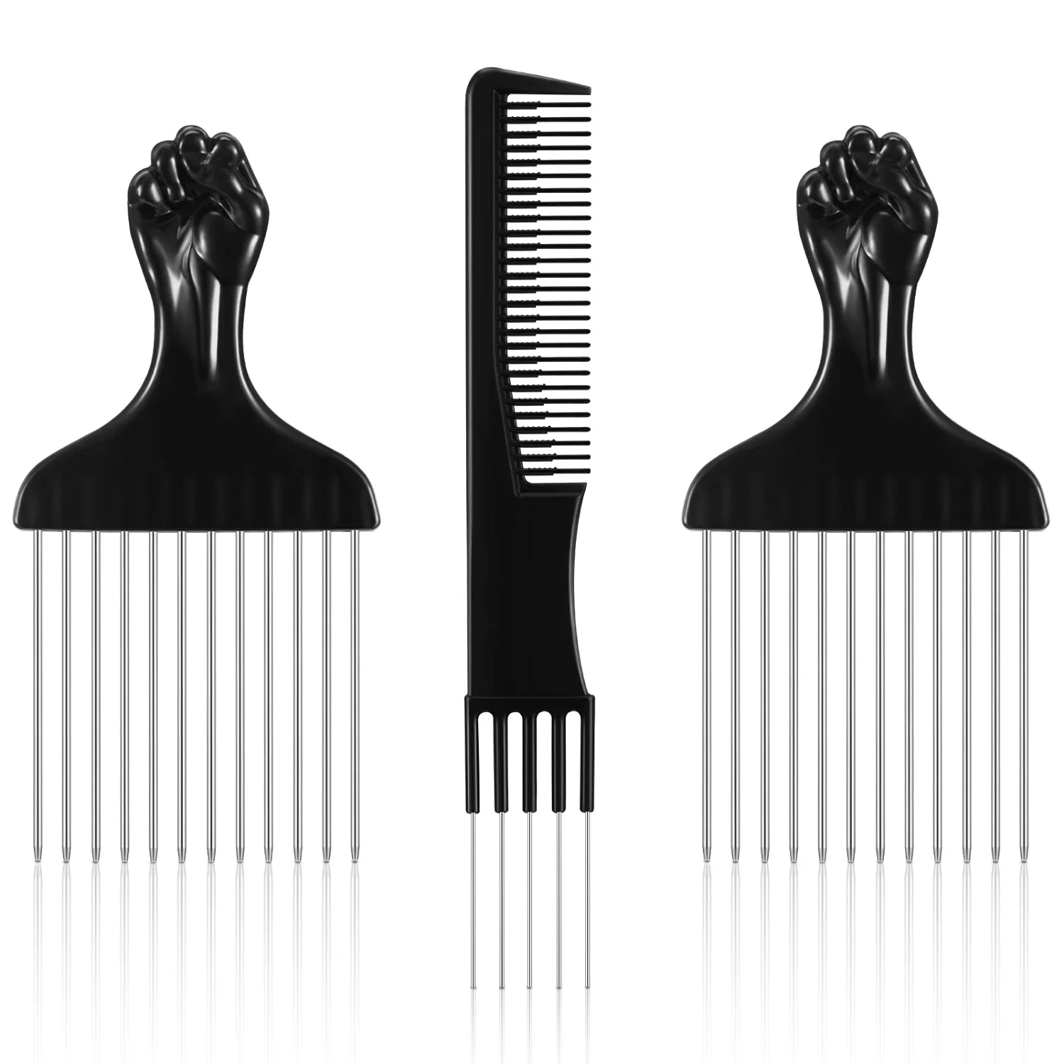 CHENGU Metal hair picks