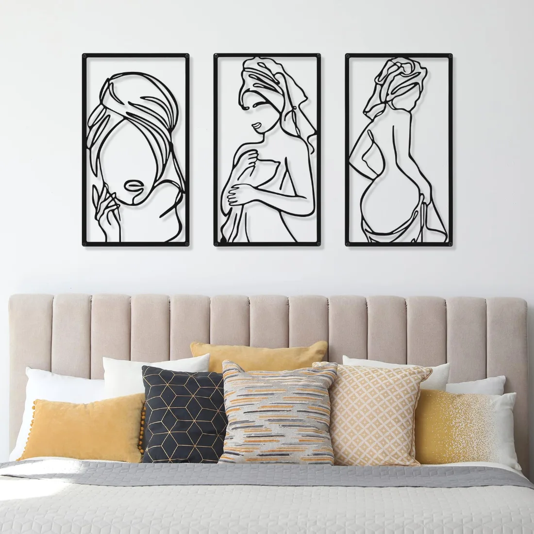 CHENGU Abstract woman line wall art, Pretty, view 5