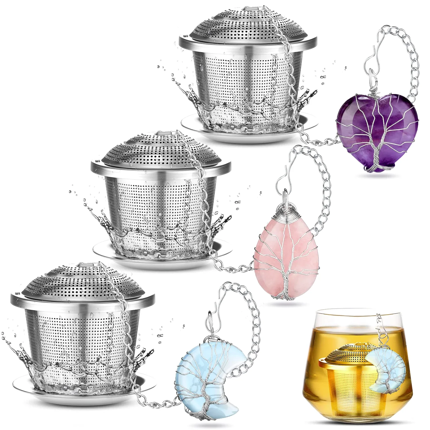CHENGU Stainless steel tea infusers, Novelty