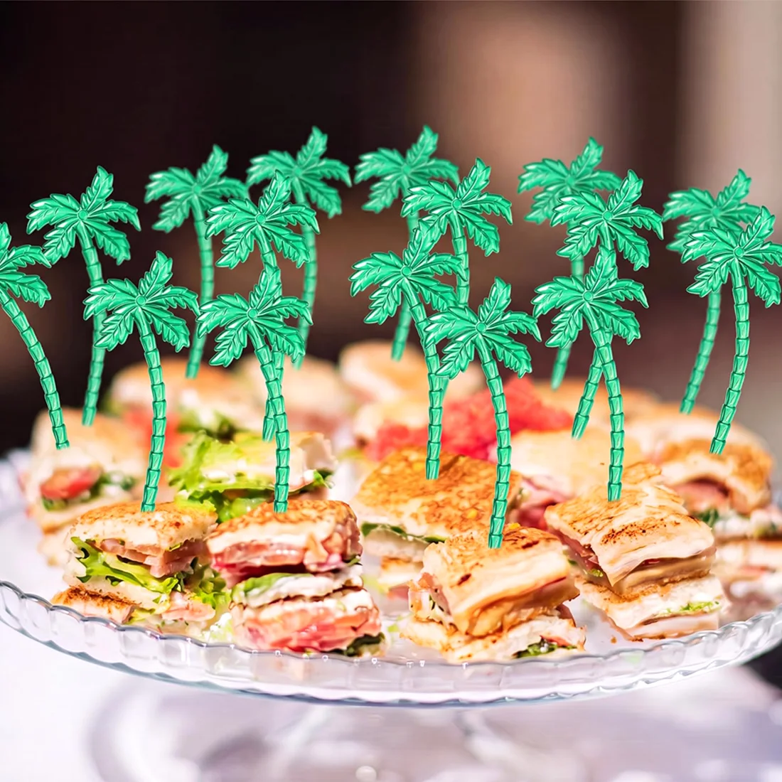 CHENGU Palm tree cocktail picks, view 2