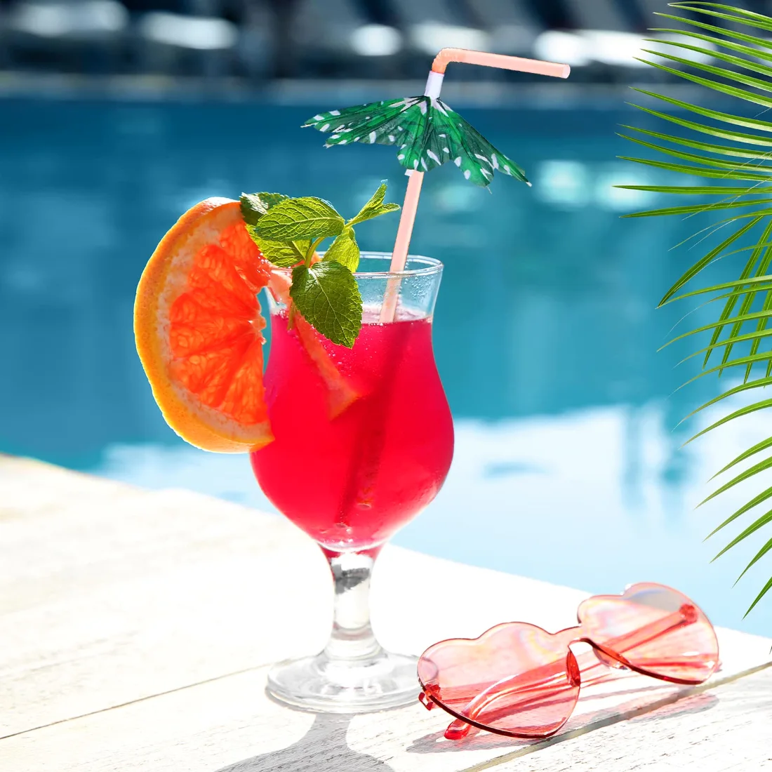 CHENGU Straws, Palm Tree, view 3