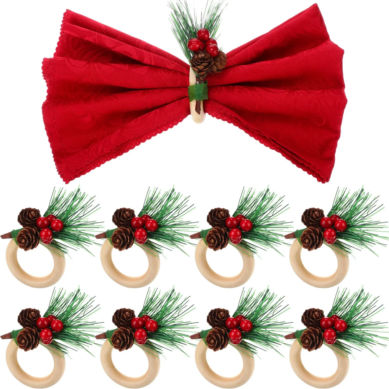 CHENGU Napkin rings, 8 pcs