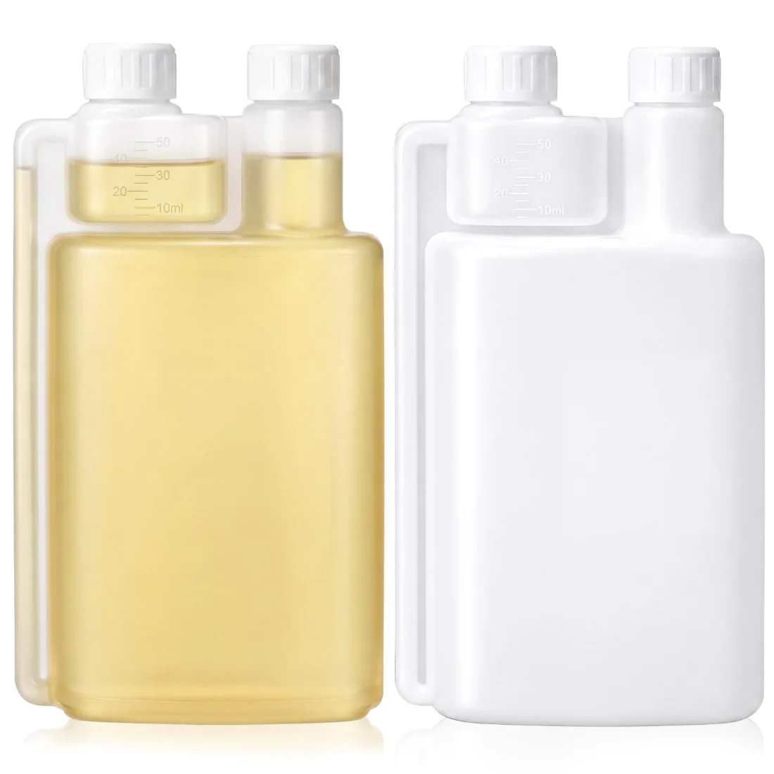 CHENGU Plastic flasks with shot glass, 33.8 Oz, 1.69 oz, 2 pcs, view 6