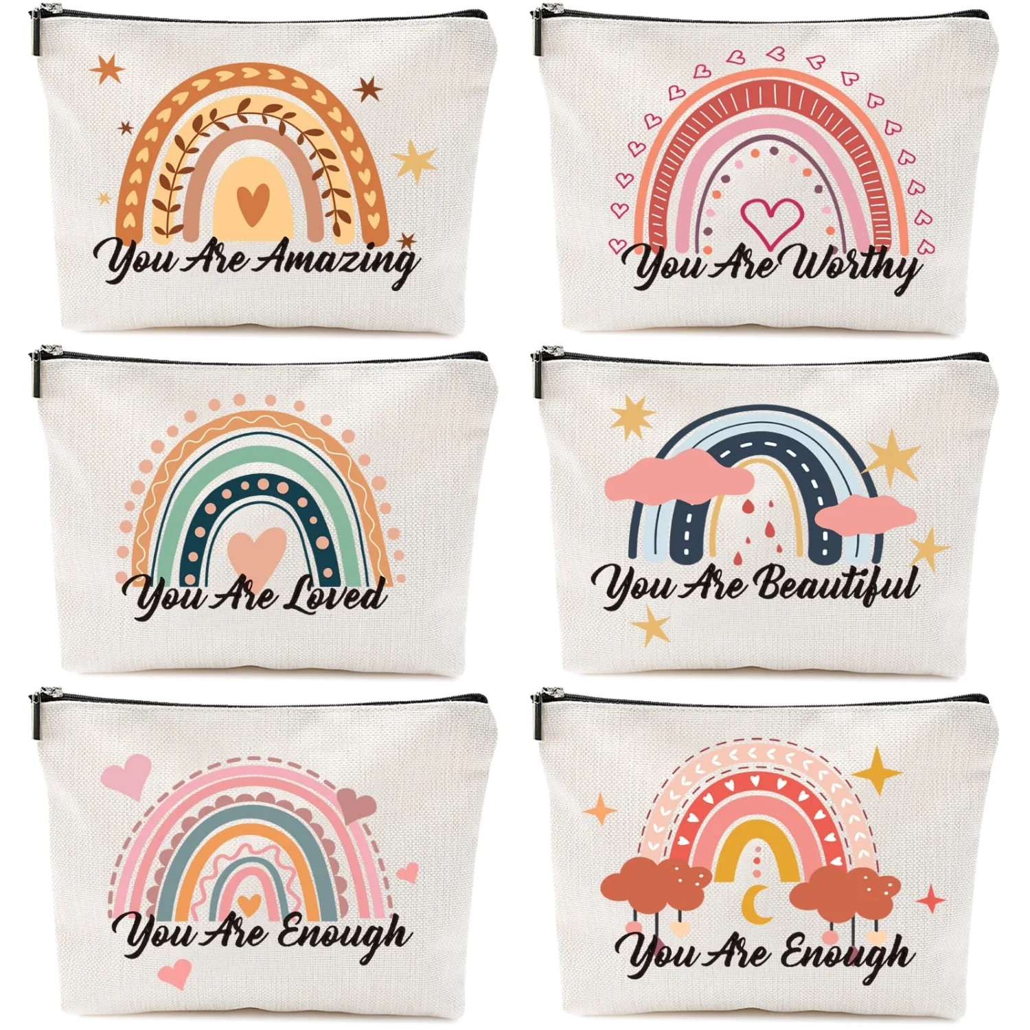 CHENGU Canvas makeup bags, Sweet