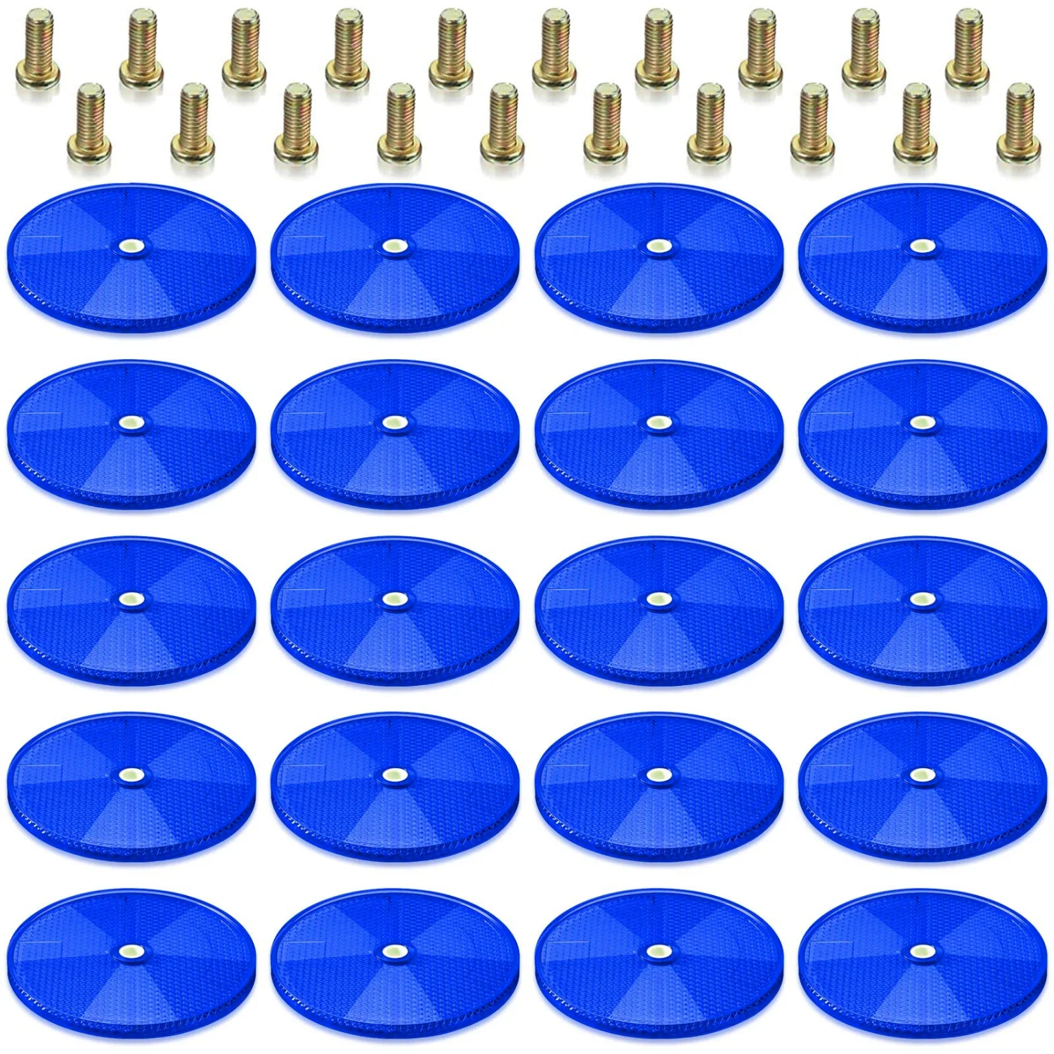 CHENGU Hardware and fixings, 20 pcs, Blue