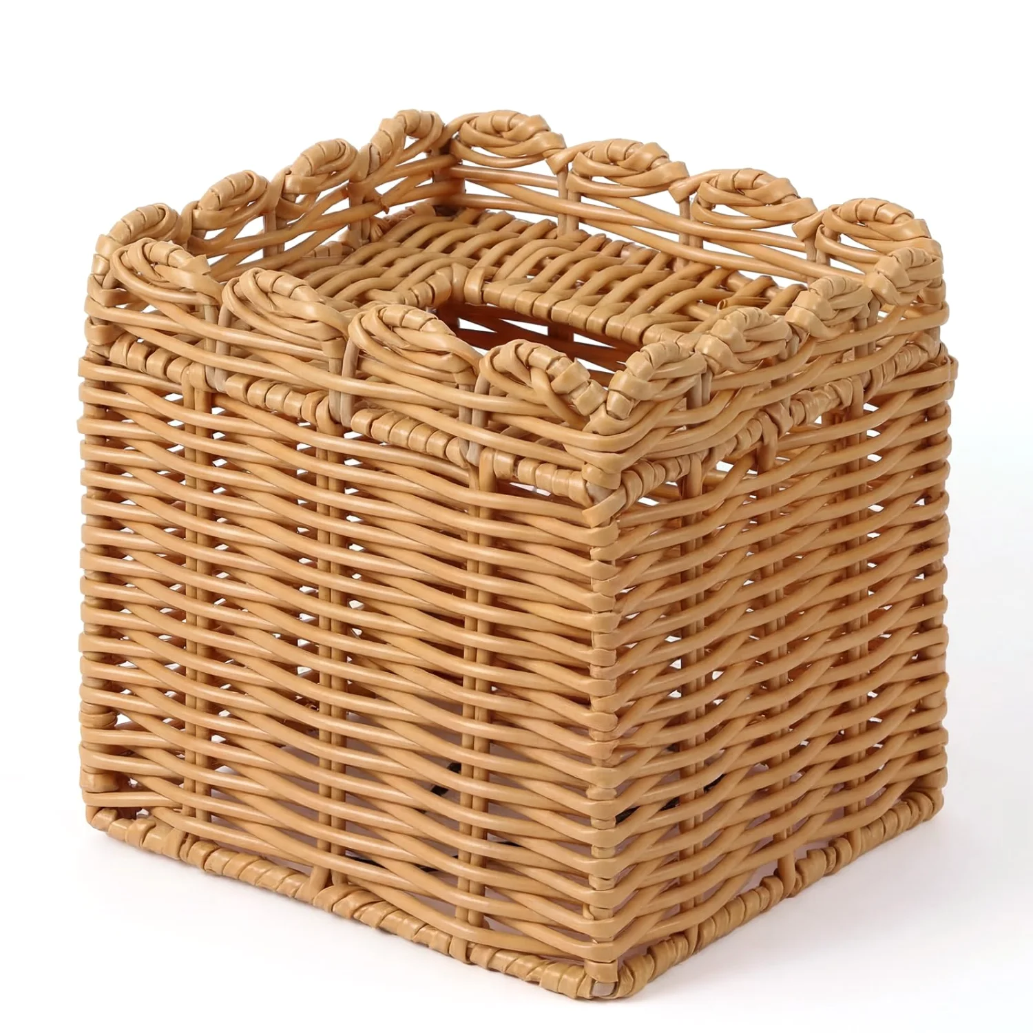 CHENGU Wall art and home decor, 1 pcs, 7.9 x 6.7 x 6.7 inch, Imitation Rattan, 5.91 x 5.91 x 5.91 Inches