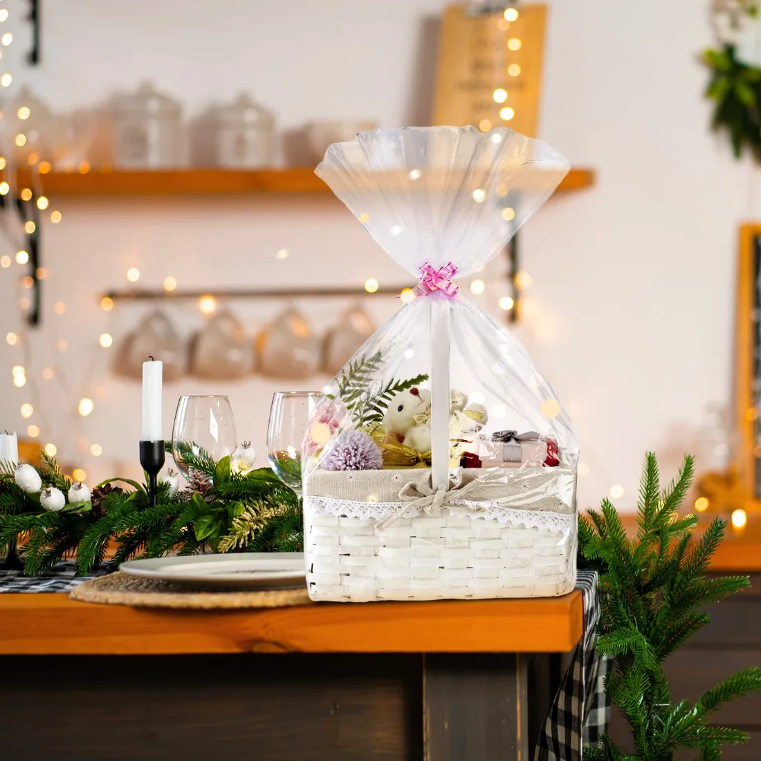 CHENGU Favor and gift bags, Clear, 35 x 45 cm, 95 pcs, view 2