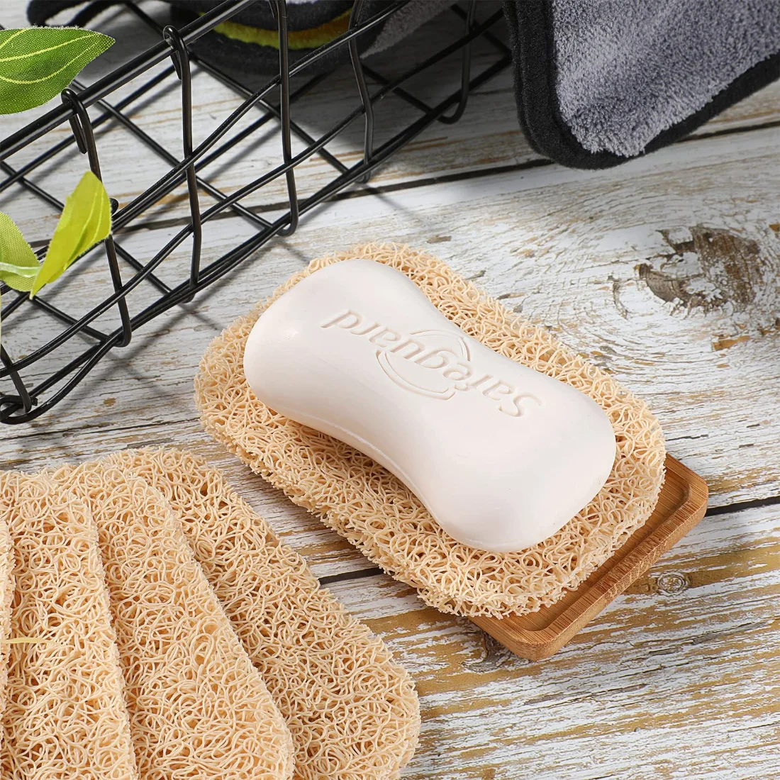 CHENGU Soap holder pads, Beige, 50 pcs, view 5