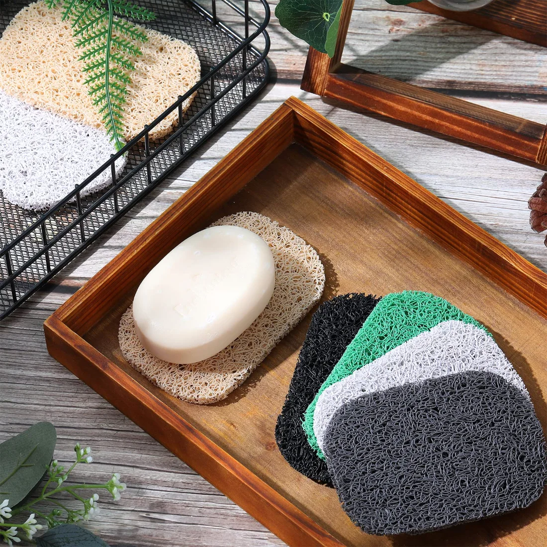 CHENGU Soap holder pads, Multi Colors, 50 pcs, view 4