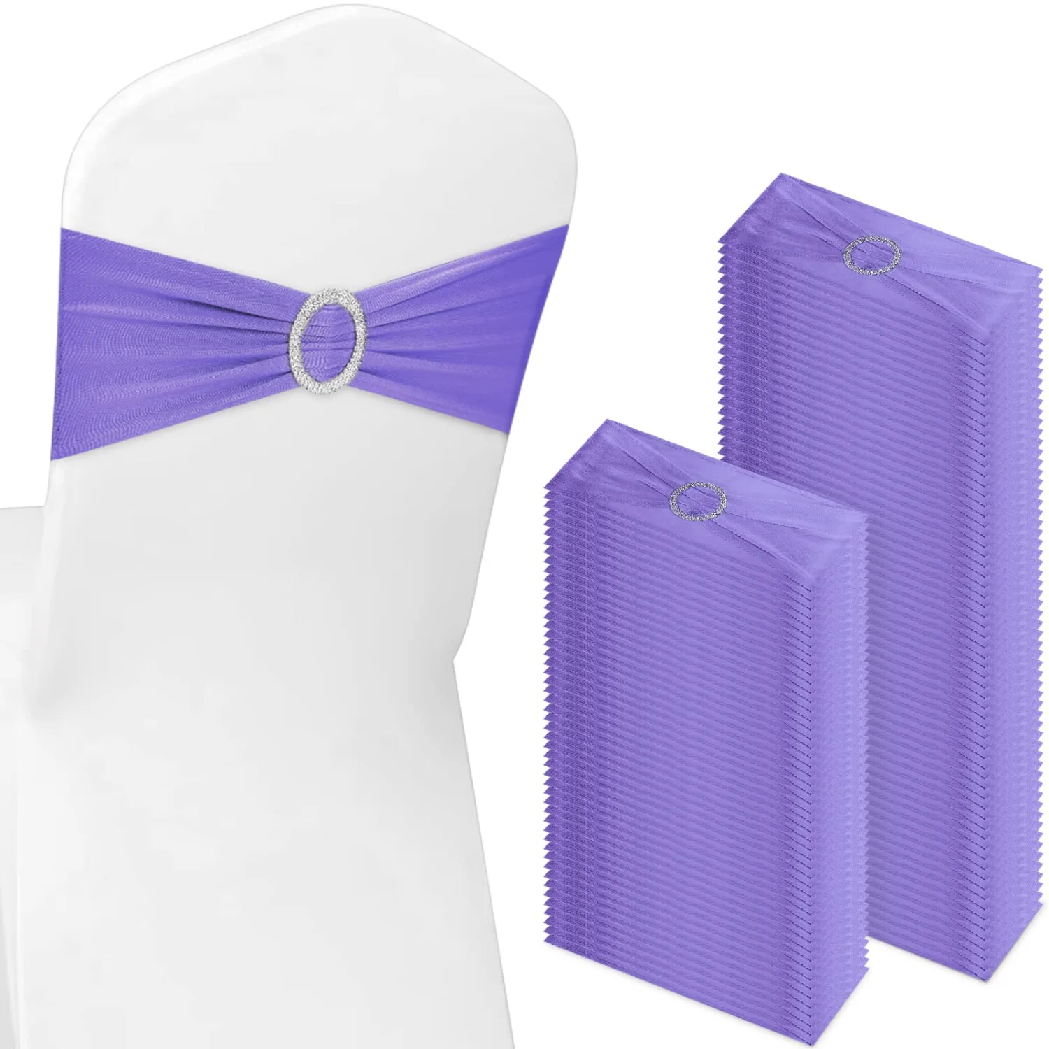 CHENGU Chair sashes, Light Purple