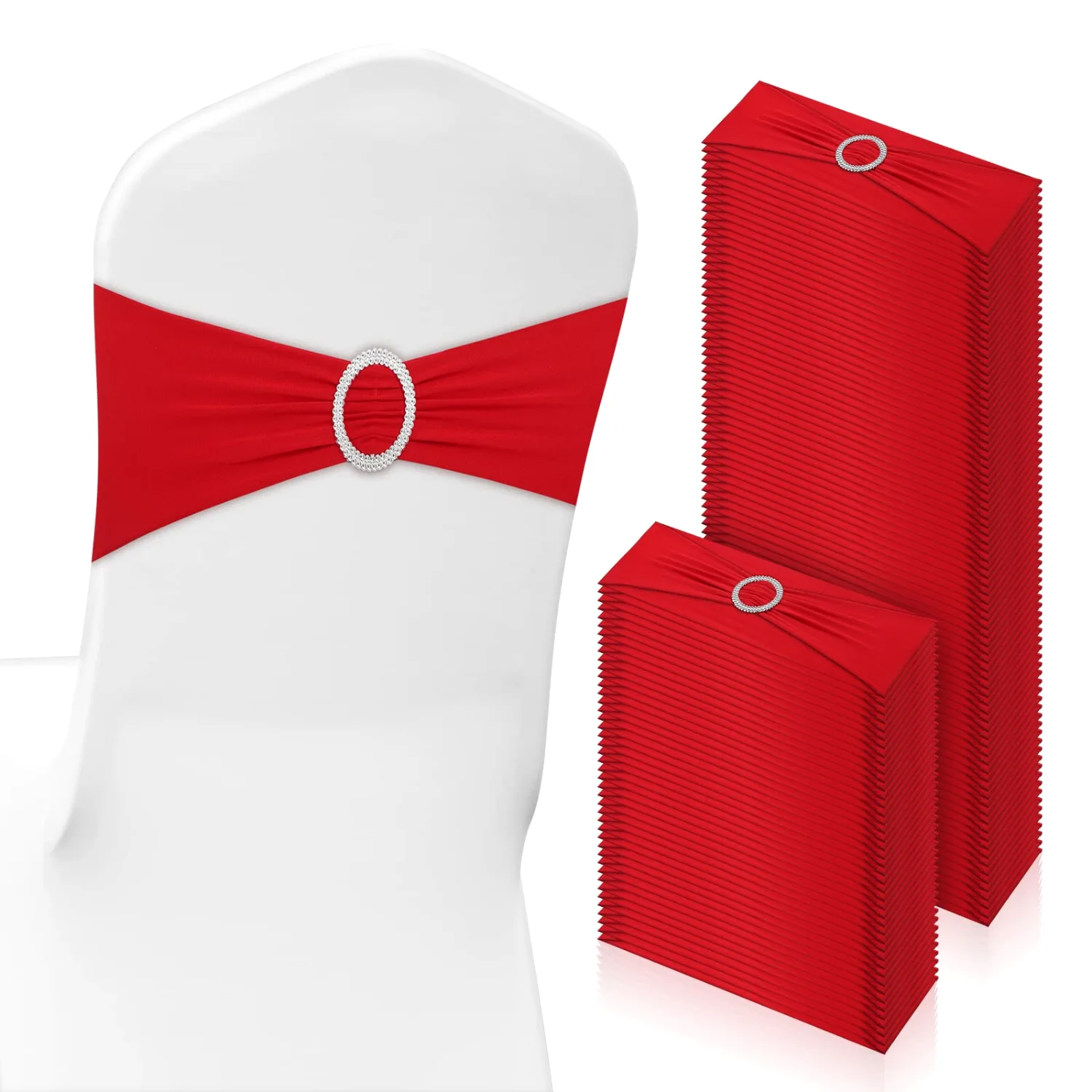 CHENGU Chair sashes, Red
