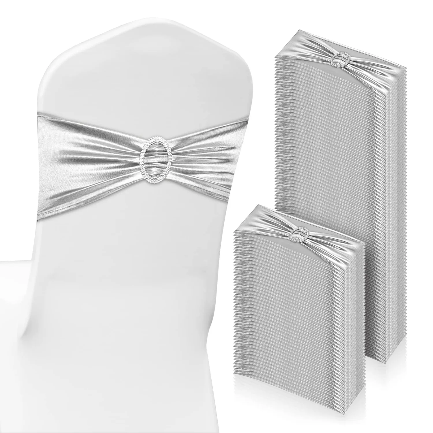 CHENGU Chair sashes, Silver