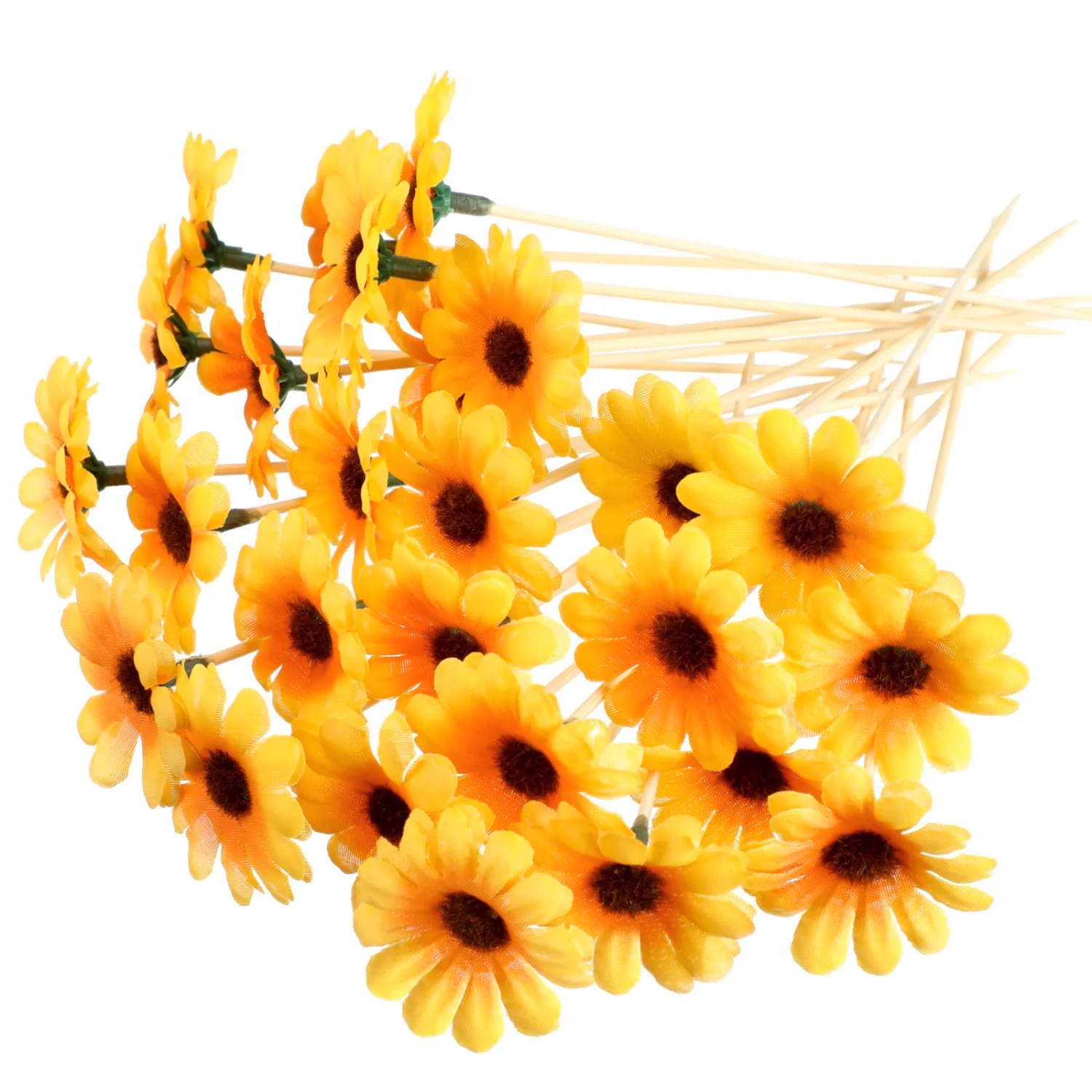 CHENGU Flower cocktail picks, Sunflower