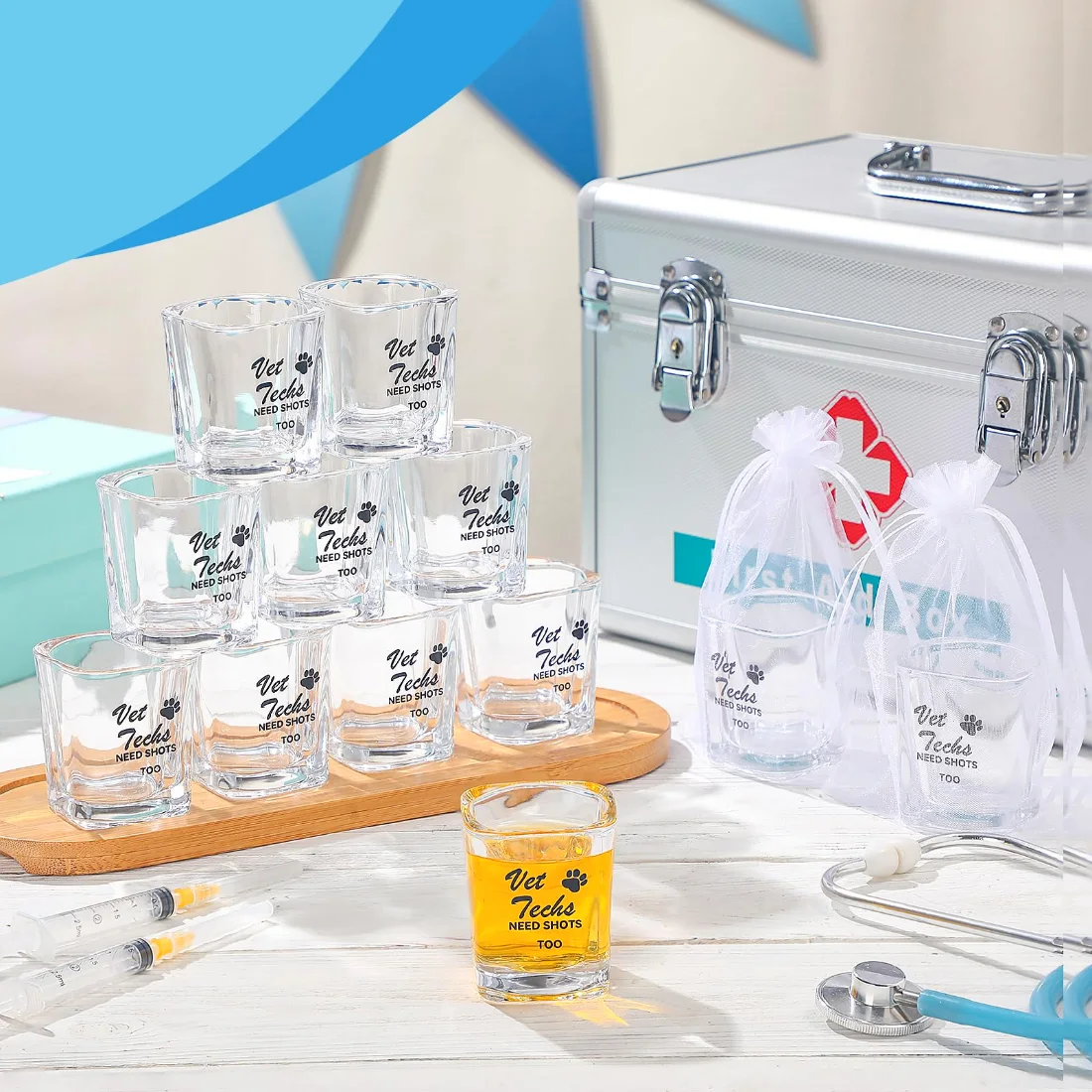 CHENGU Shot glasses, 6 to 24 sets, Casual, Glass, 6 sets, view 2