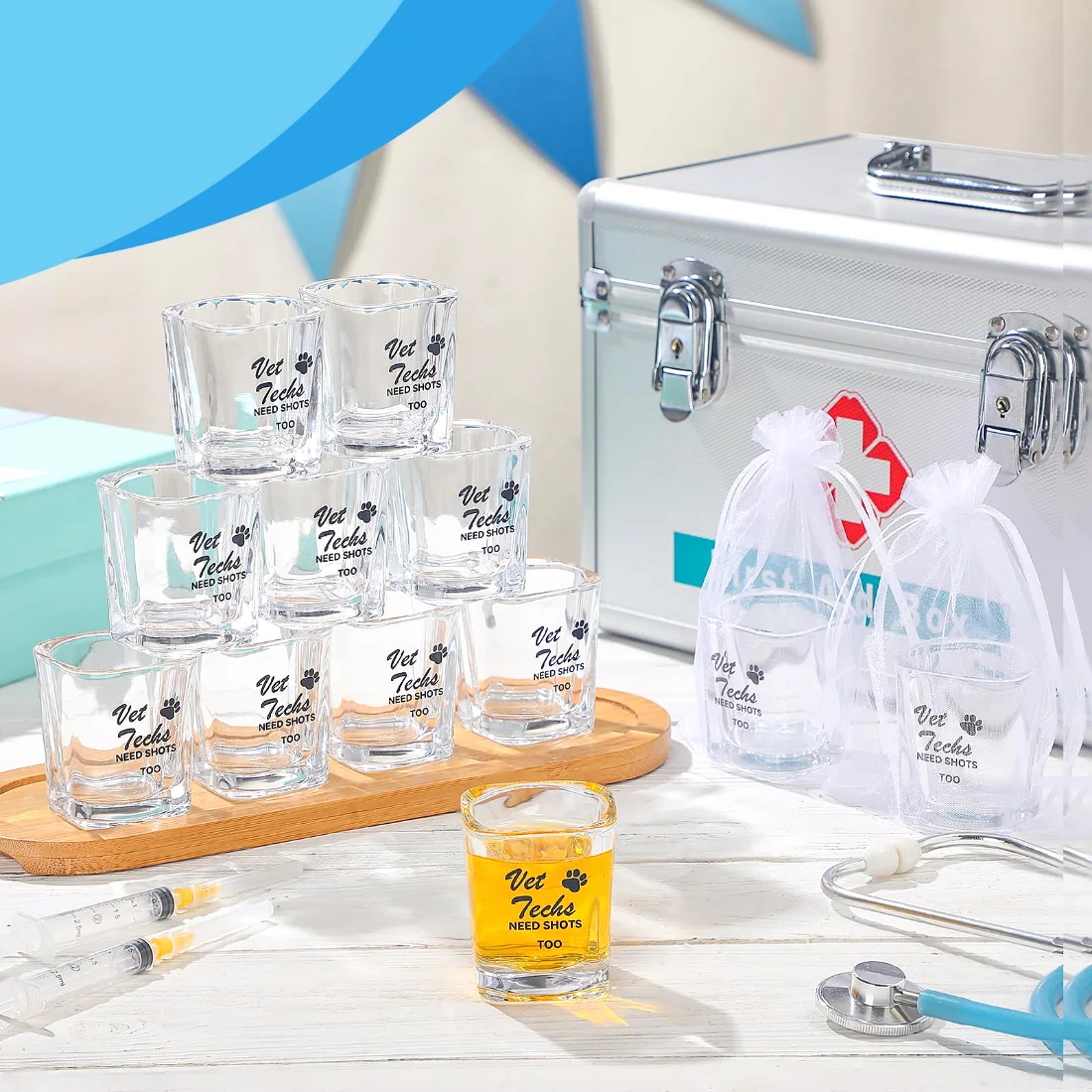 CHENGU Shot glasses, 6 to 24 sets, Casual, Glass, 12 pcs, view 2
