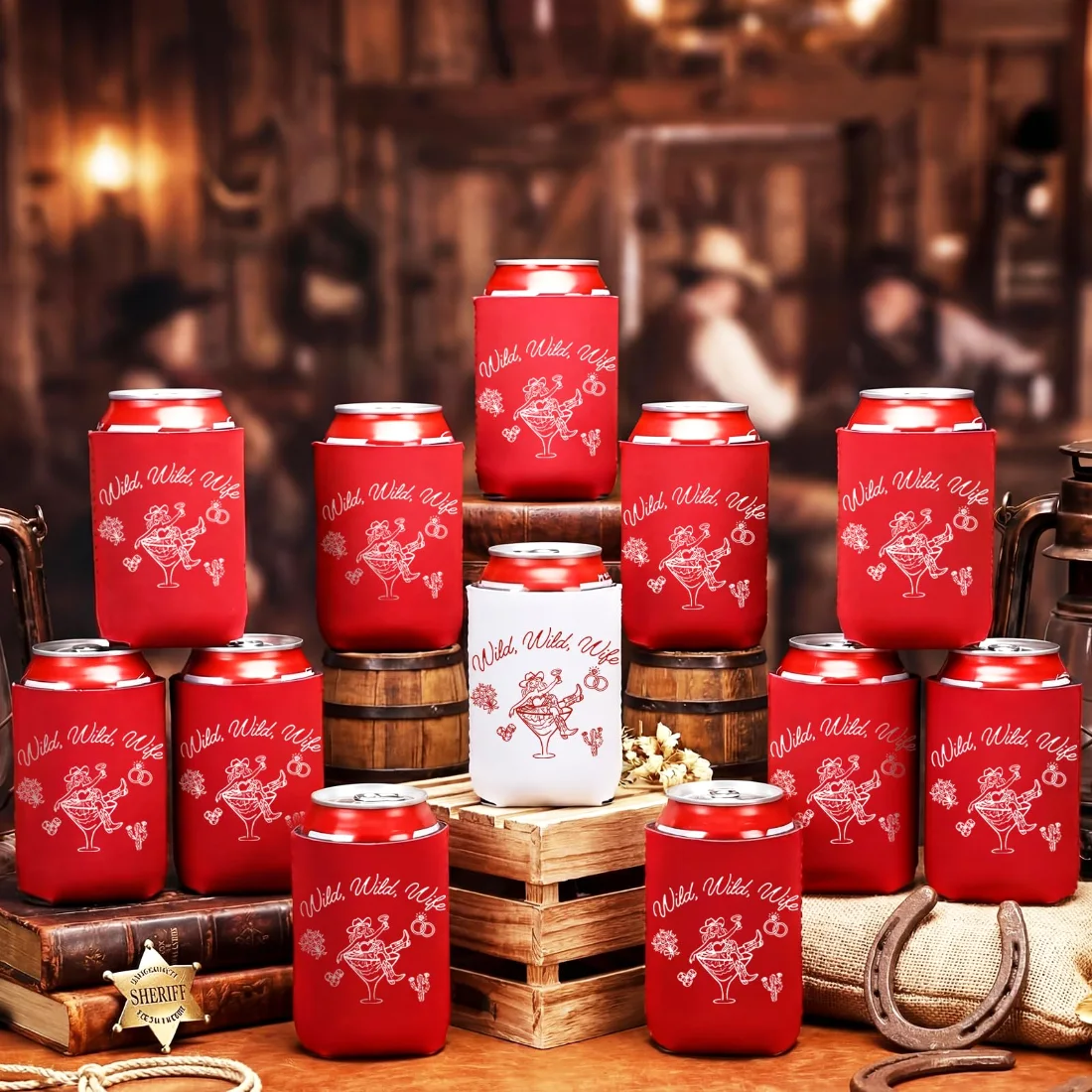 CHENGU Western bachelorette can coolers, Modern, view 2