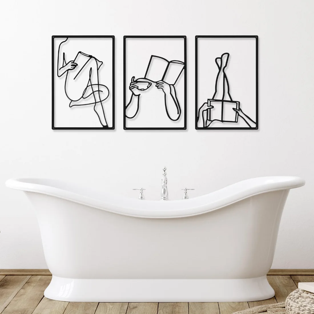 CHENGU Abstract woman line wall art, Book, view 4