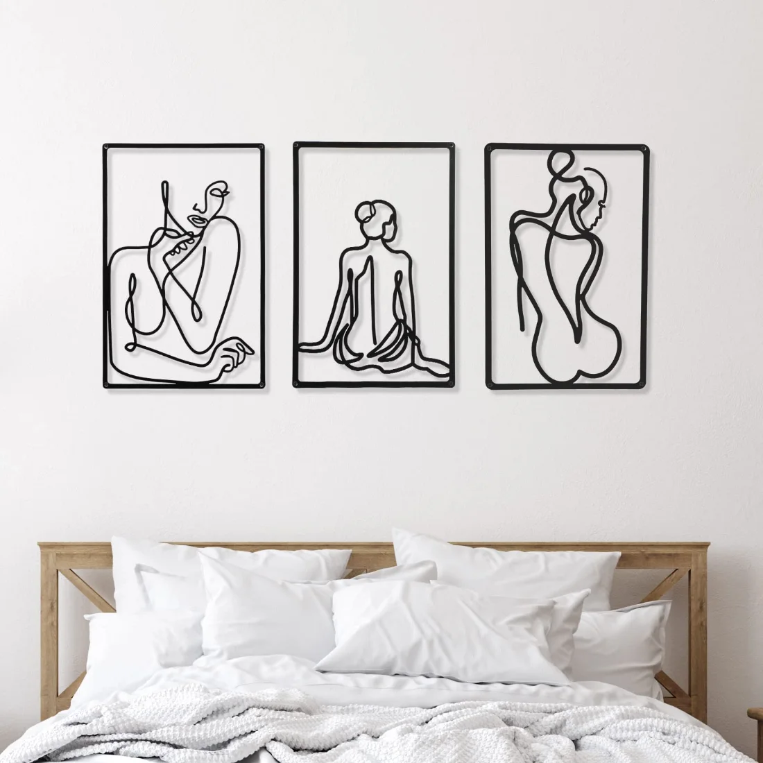 CHENGU Abstract woman line wall art, Elegant Body, view 3