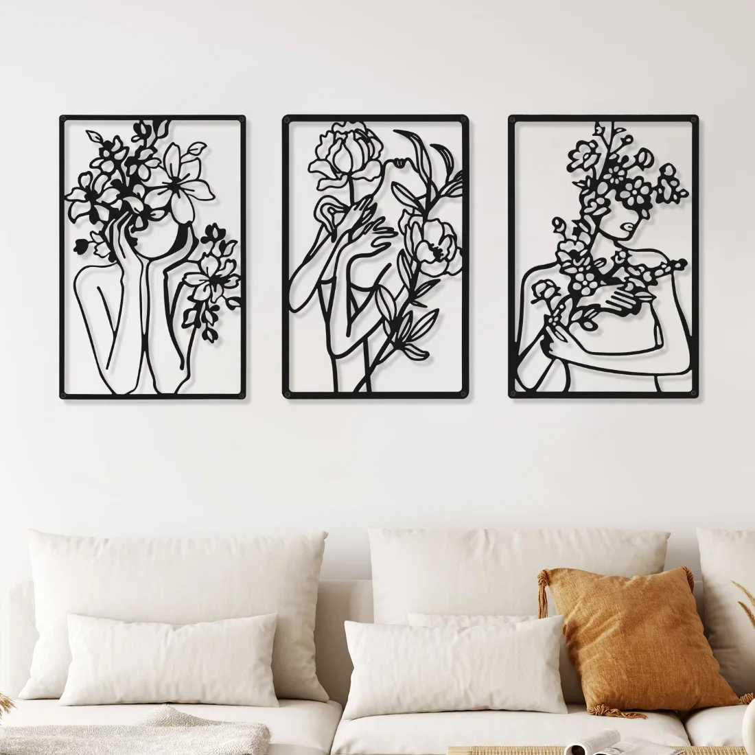 CHENGU Abstract woman line wall art, Modern, view 5